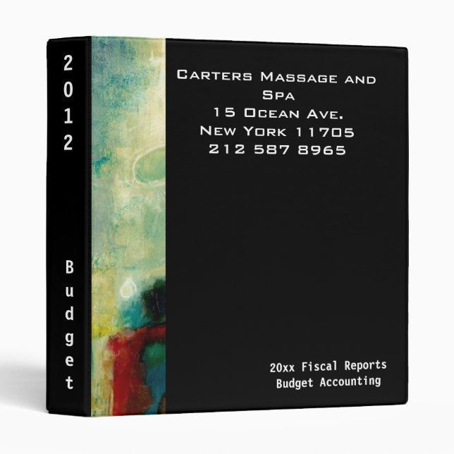 Business Binder (Front/Spine)