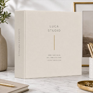 Business Binder Portfolio Presentation Book