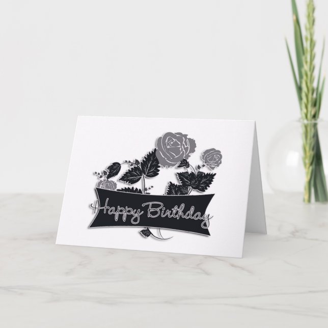 Business Birthday Card, Executive Birthday Card (Front)