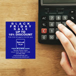 Business Black Friday Sale on Blue Flyer<br><div class="desc">Customizable flyer with Black Friday Sale, your business name and other information of your business, a marketing material that you can use to attract more customers. Customize it and distribute it to attract more customers to buy your products or clients to like your services. Design colours are light blue and...</div>