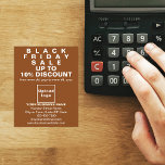 Business Black Friday Sale on Brown Flyer<br><div class="desc">Customizable flyer with Black Friday Sale, your business name and other information of your business, a marketing material that you can use to attract more customers. Customize it and distribute it to attract more customers to buy your products or clients to like your services. Design colours are light brown and...</div>
