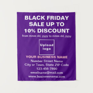 Business Black Friday Sale on Purple Tapestry