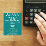 Business Black Friday Sale on Teal Green Flyer<br><div class="desc">Customizable flyer with Black Friday Sale, your business name and other information of your business, a marketing material that you can use to attract more customers. Customize it and distribute it to attract more customers to buy your products or clients to like your services. Design colours are white and yellow-green...</div>