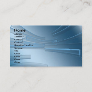 business_blue business card