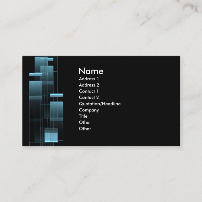 business bluebox card (Front)