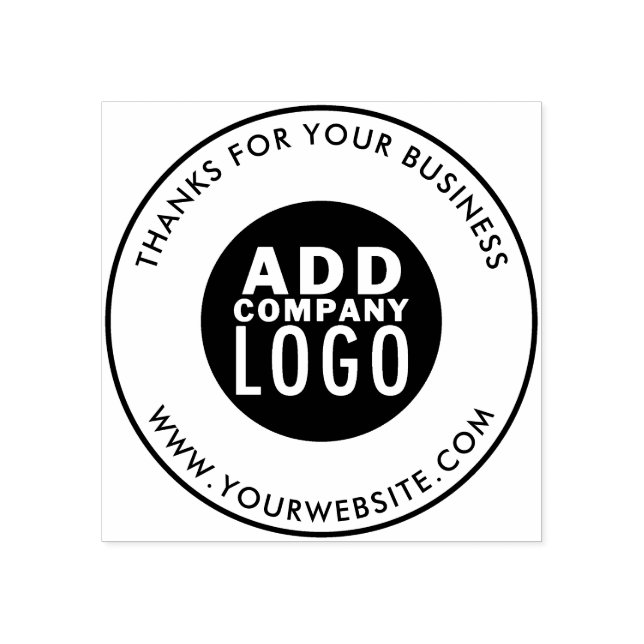 Business Brand Logo Custom Rubber Stamp (Imprint)