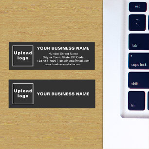 Business Brand on Black Mini Card