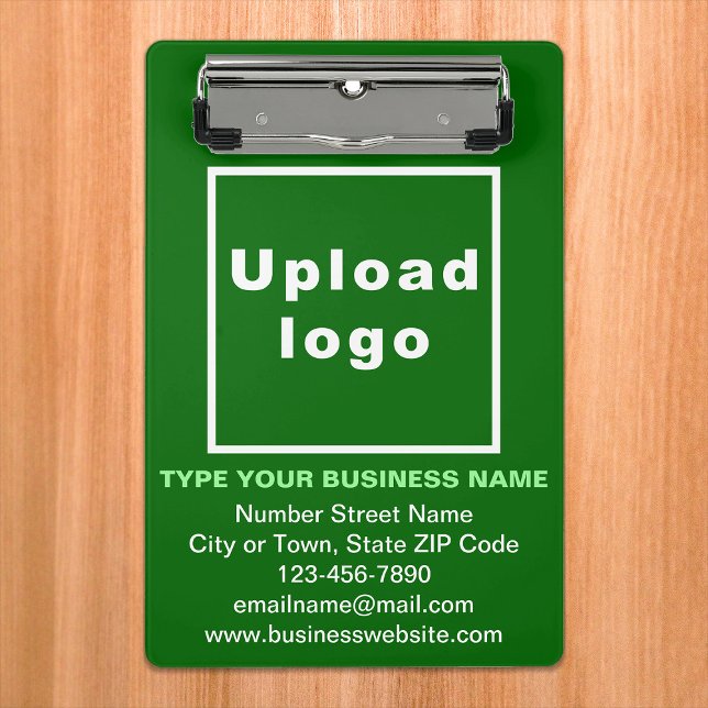 Business Brand on Green Mini Clipboard (Creator Uploaded)