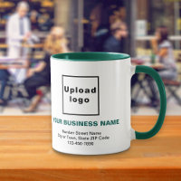 Business Brand on Hunter Green Combo Mug