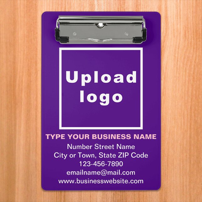 Business Brand on Purple Mini Clipboard (Creator Uploaded)