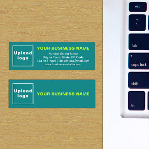 Business Brand on Teal Green Mini Card
