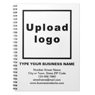 Business Brand on White Notebook