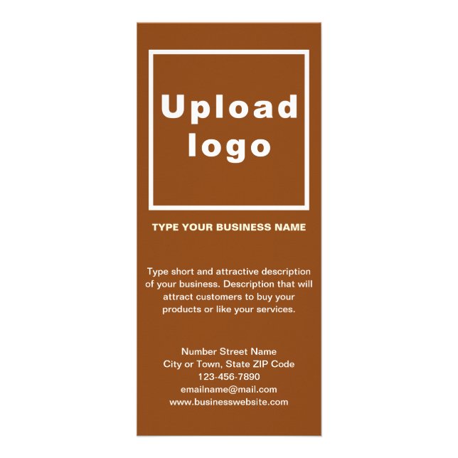Business Brown Rack Card (Front)