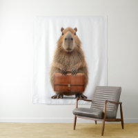 Business Capybara with Briefcase