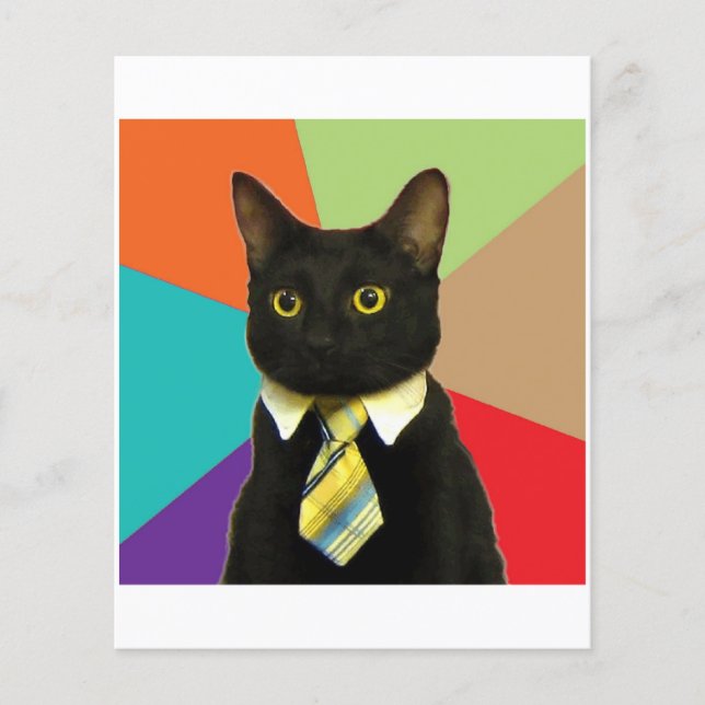 Business Car Advice Animal Meme Flyer (Front)