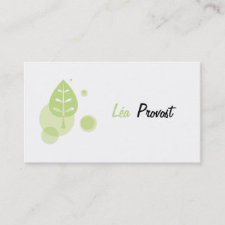 Business car - Carte de visite Landscape
