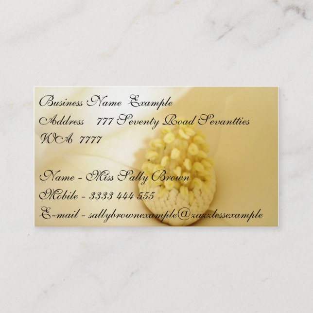 Business Card (Front)