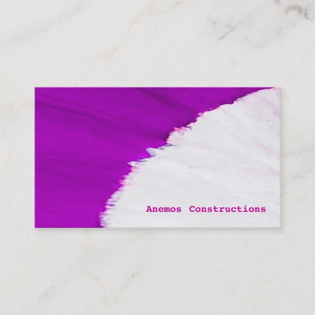 business card (Front)