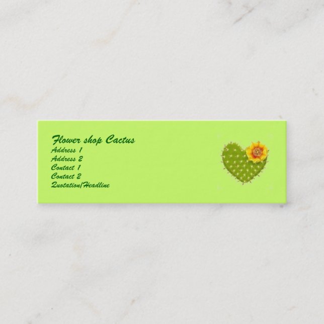 business card (Front)