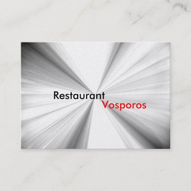 business card (Front)