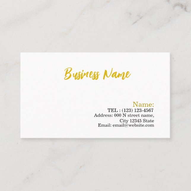 Business Card (Front)