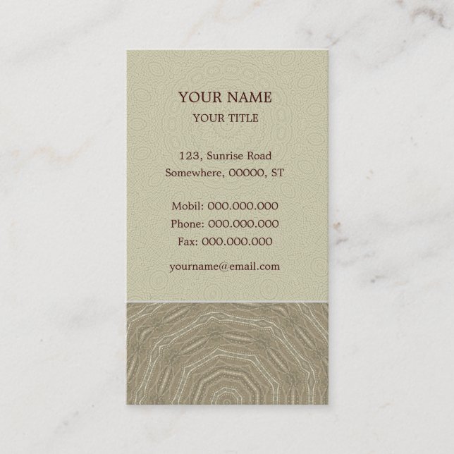 Business Card (Front)