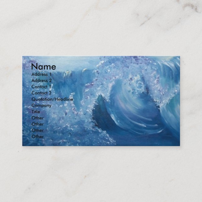 business card (Front)