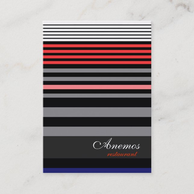 business card (Front)