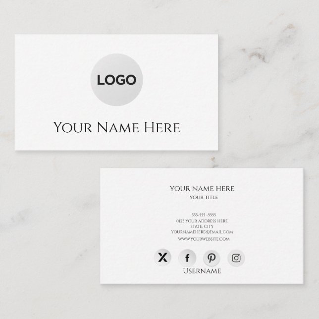 Business Card (Front/Back)