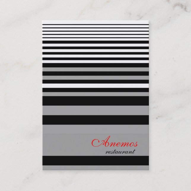 business card (Front)