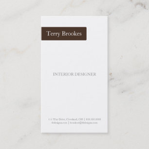 Business Card   About II  br
