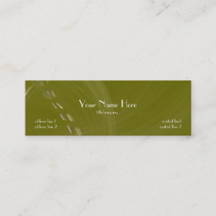 Business Card Abstract 1 Slim Green