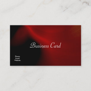 Business Card Abstract Silk Red Black