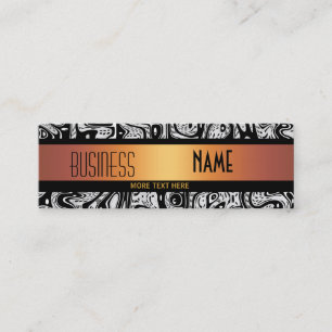 Business Card Australian Wild Gold Black White