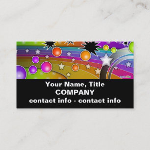 Business Card - BIG BANG BLACK HOLES POP ART