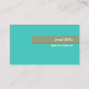 Business Card, bold {customizable background} Card