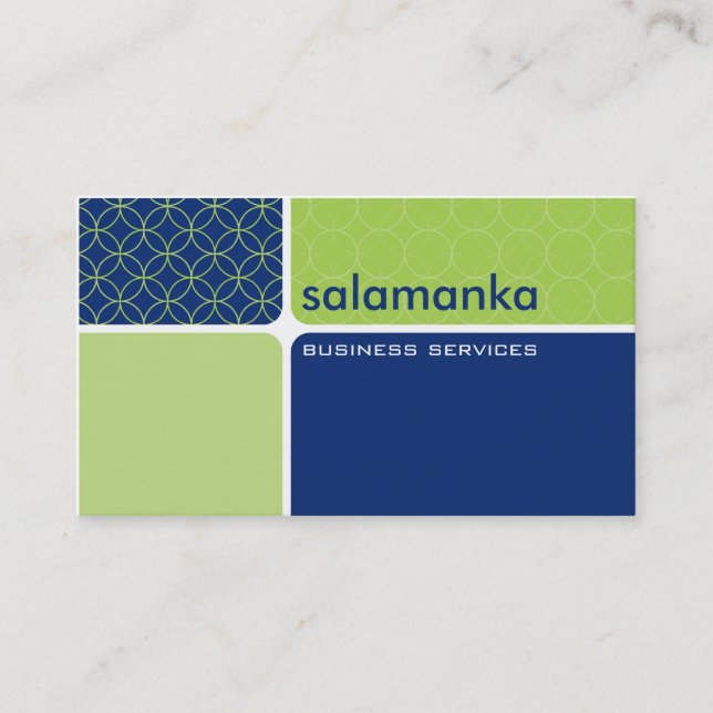 BUSINESS CARD bold modern segment (Front)