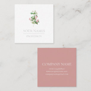 BUSINESS CARD : BOTANICAL : ROSES