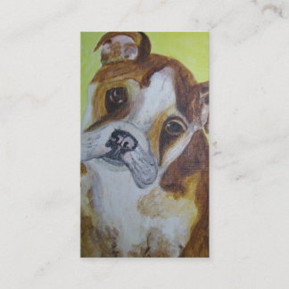 Business Card, Bulldog Rescue Card