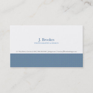 Business Card By Design blu