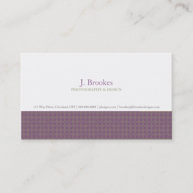 Business Card | By Design |pur (Front)