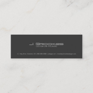 Business Card   Car Type