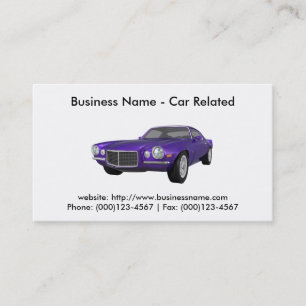Business Card: Cars / Automotive Card