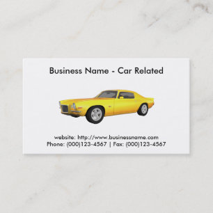 Business Card: Cars / Automotive Card