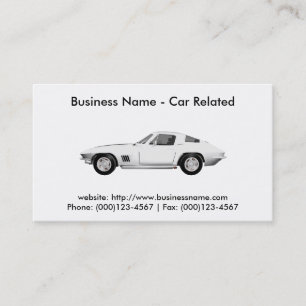 Business Card: Cars / Automotive Card