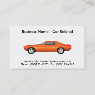Business Card: Cars / Automotive Card
