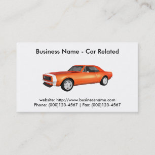 Business Card: Cars / Automotive Card