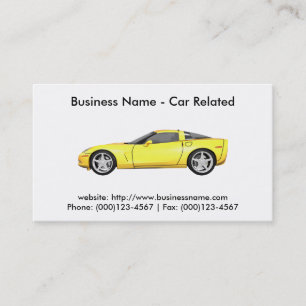 Business Card: Cars / Automotive Card