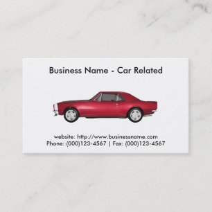 Business Card: Cars / Automotive Card