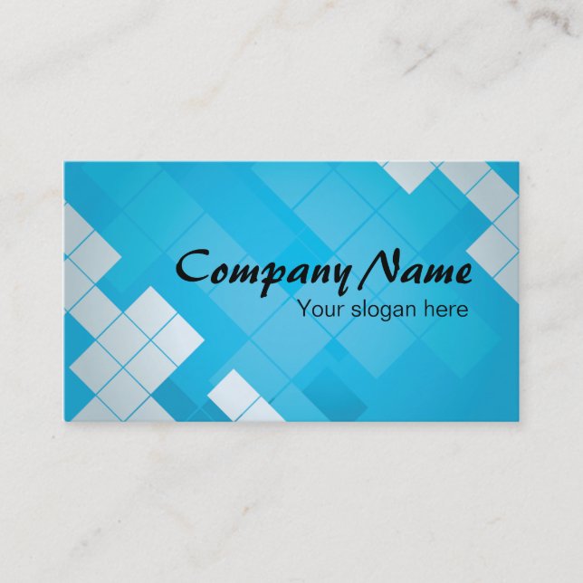 Business card - Carte de visite Blue Concept (Devant)